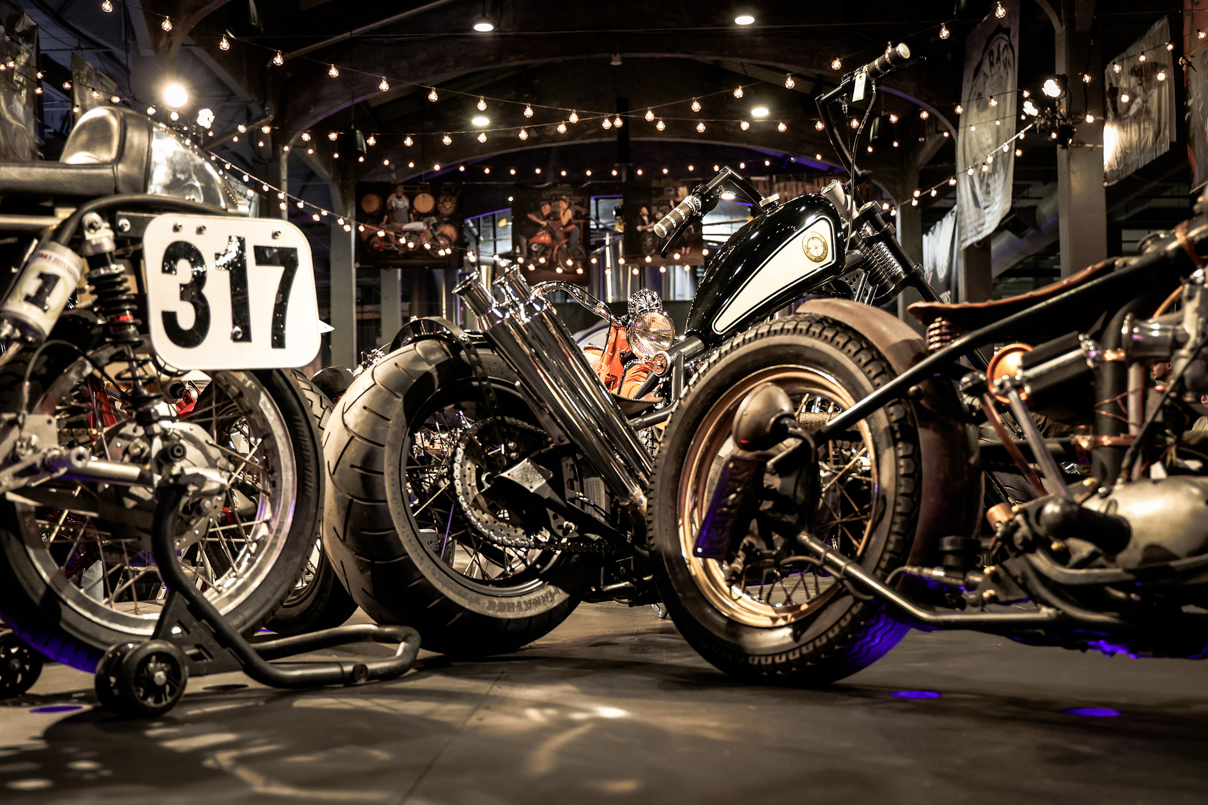 Indian Four at Garage Brew Moto Bike Show Cincinnati Indian